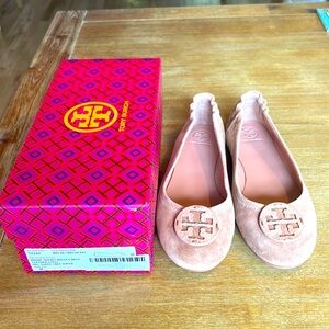 New TB ballet flats